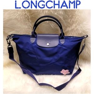 Longchamp Blue Satchel